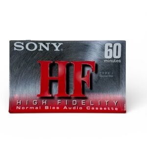 Sony HF 60 Minutes Normal Bias Type 1 Fidelity Audio Cassette Tape New Sealed